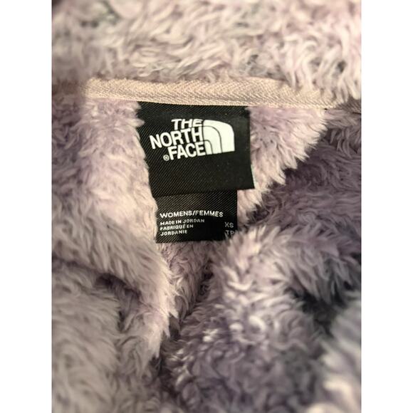 The North Face Plush Fleece Pullover XS Lavender Purple 1/4 Zip Jacket NF0A3YSP - Picture 4 of 11